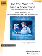 Do You Want to Build a Snowman? piano sheet music cover